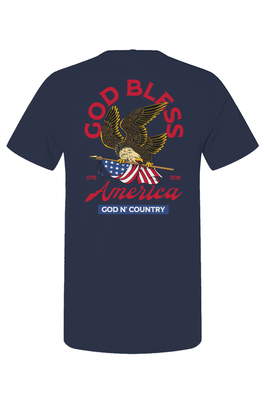 God N Country 250th Anniversary Eagle Tee