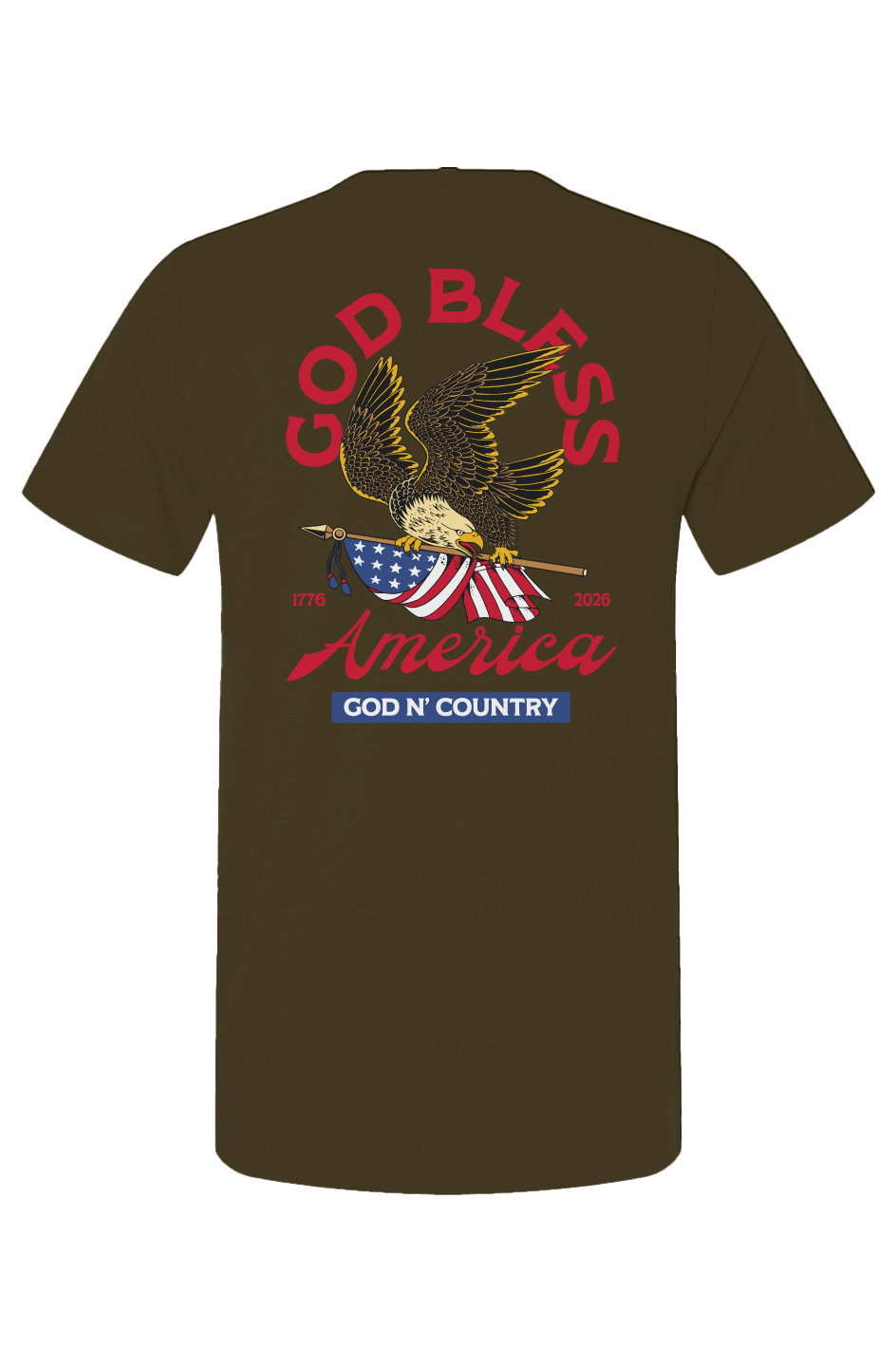 God N Country 250th Anniversary Eagle Tee