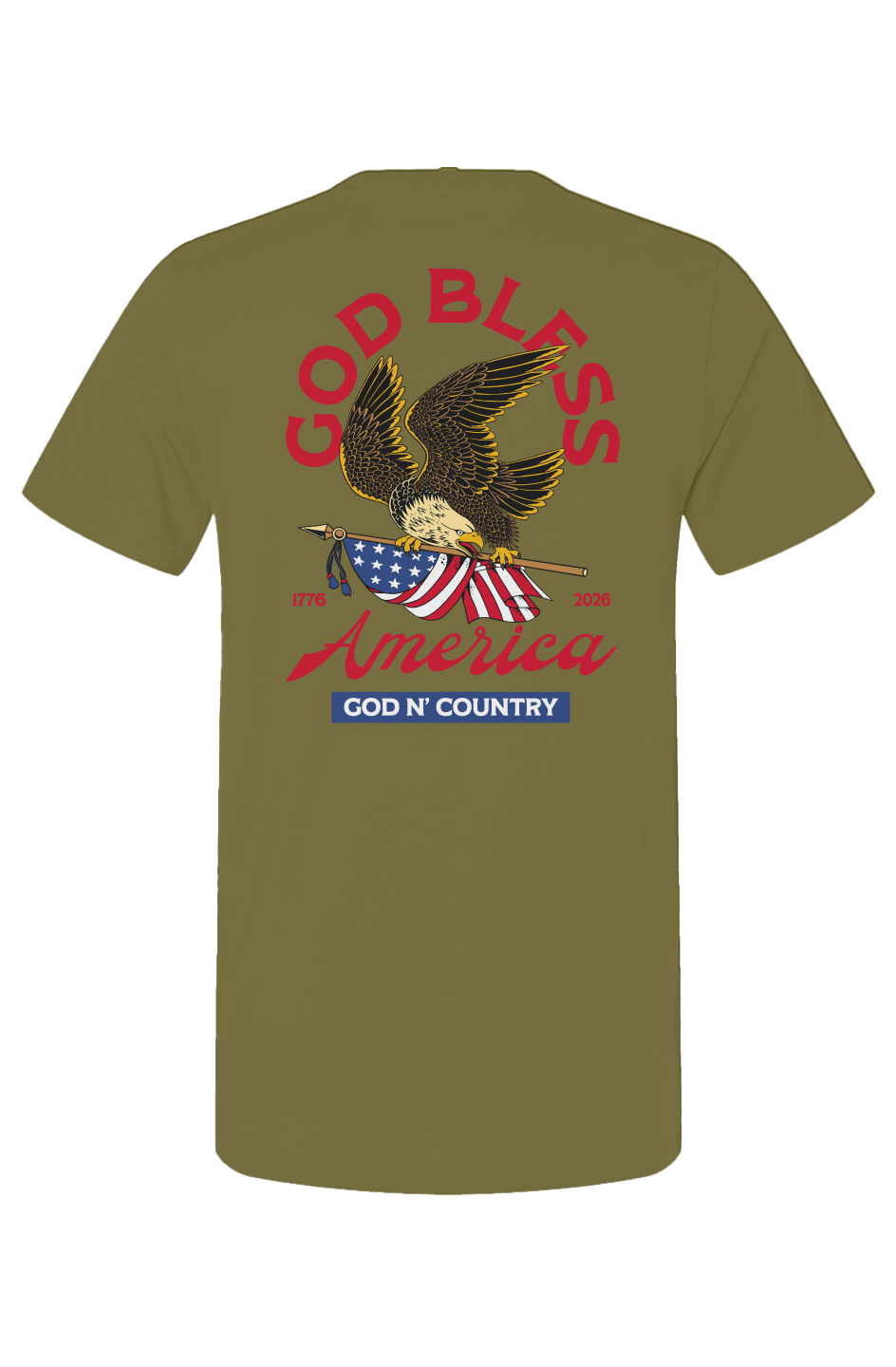 God N Country 250th Anniversary Eagle Tee
