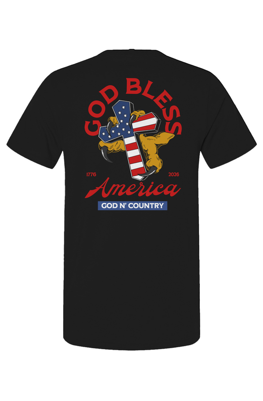 God N Country 250th Anniversary Cross Tee