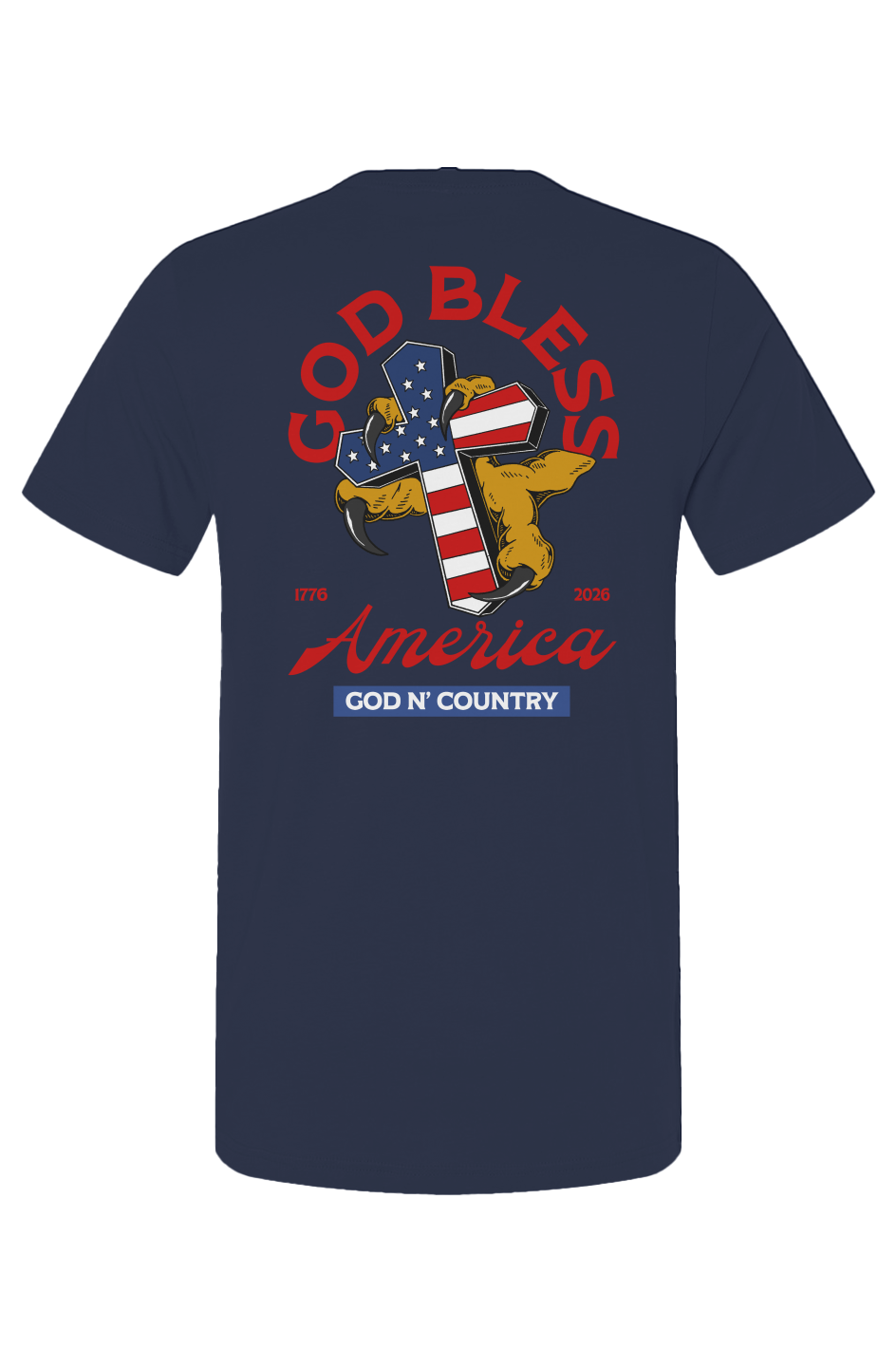 God N Country 250th Anniversary Cross Tee