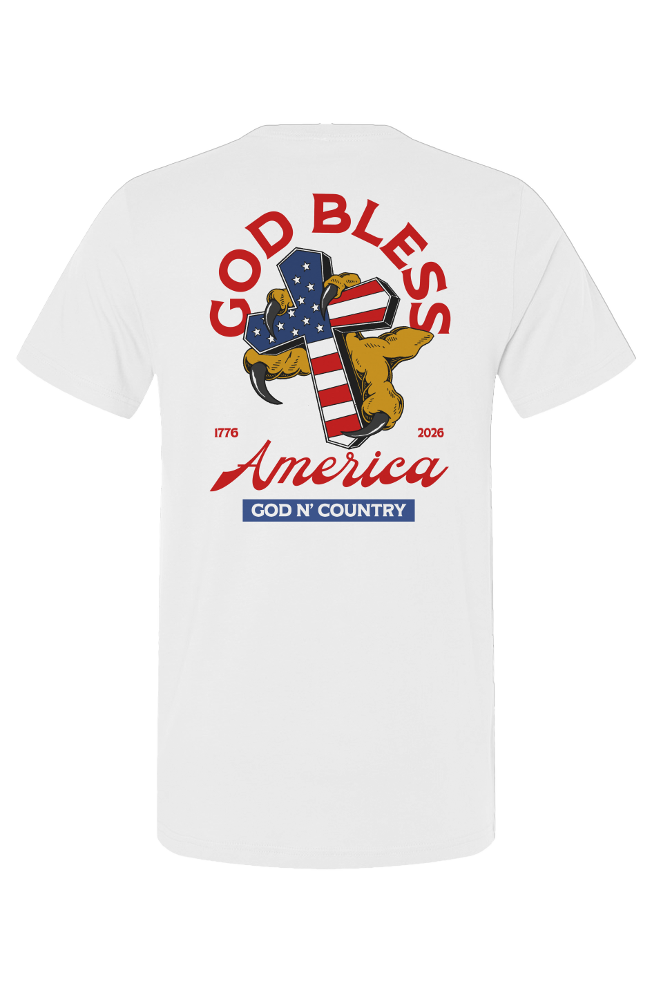 God N Country 250th Anniversary Cross Tee