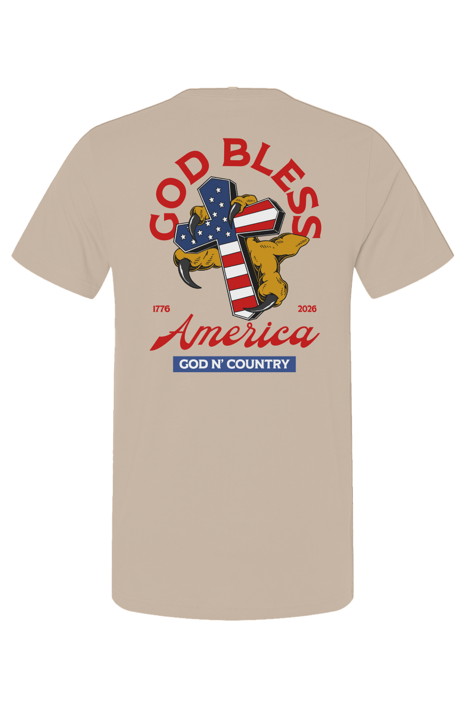 God N Country 250th Anniversary Cross Tee