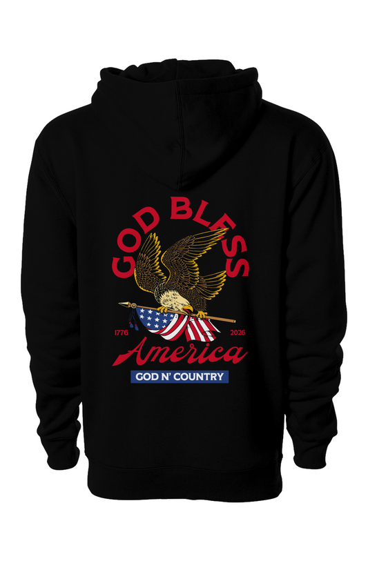 God N Country 250th Anniversary Eagle Hoodie