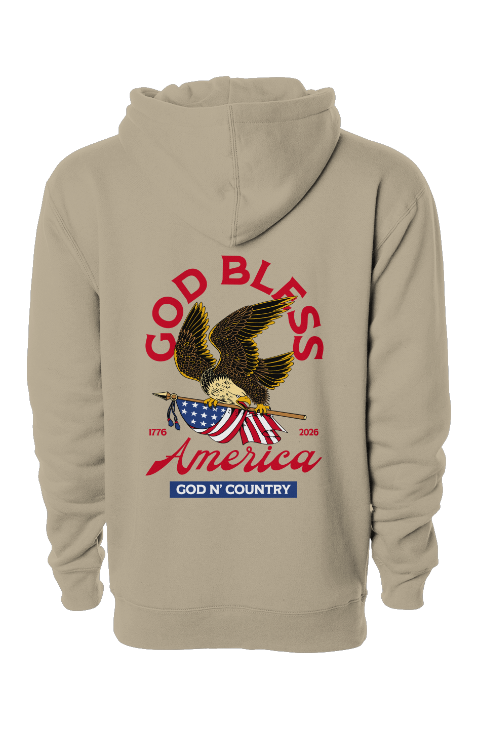 God N Country 250th Anniversary Eagle Hoodie