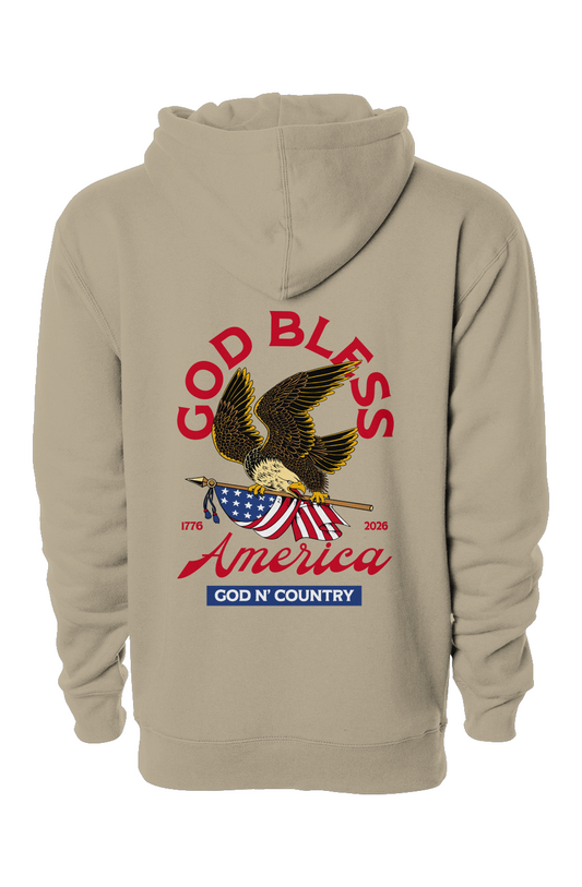 God N Country 250th Anniversary Eagle Hoodie