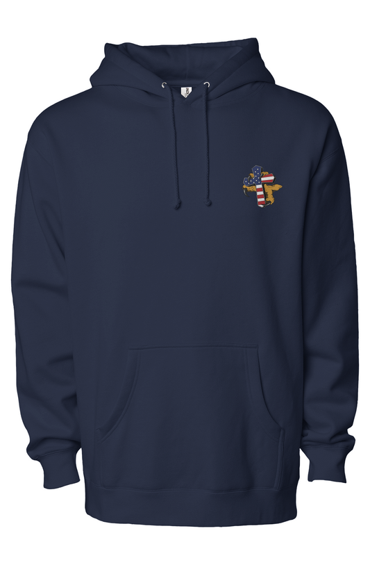 God N Country 250th Anniversary Cross Hoodie