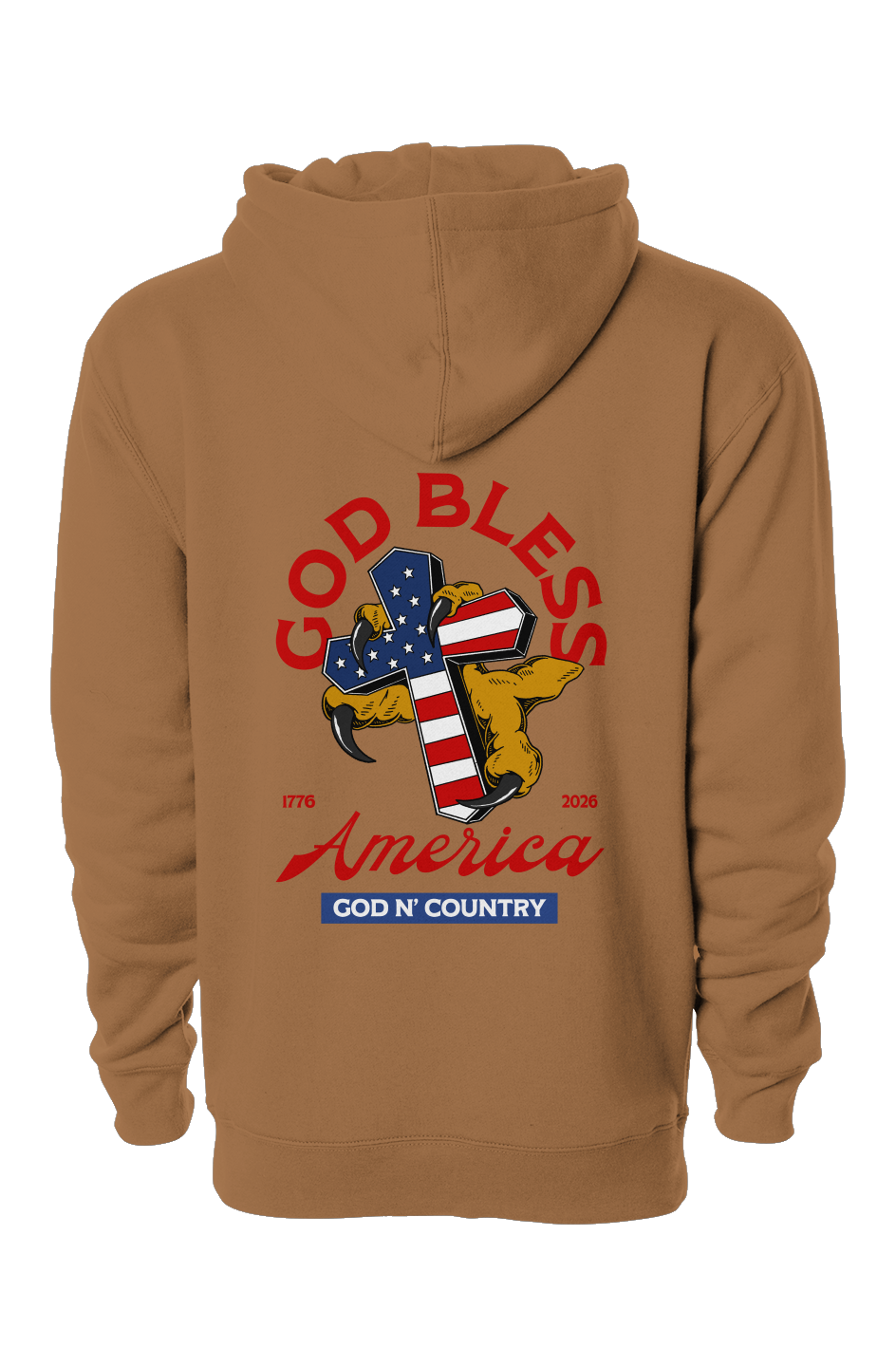 God N Country 250th Anniversary Cross Hoodie