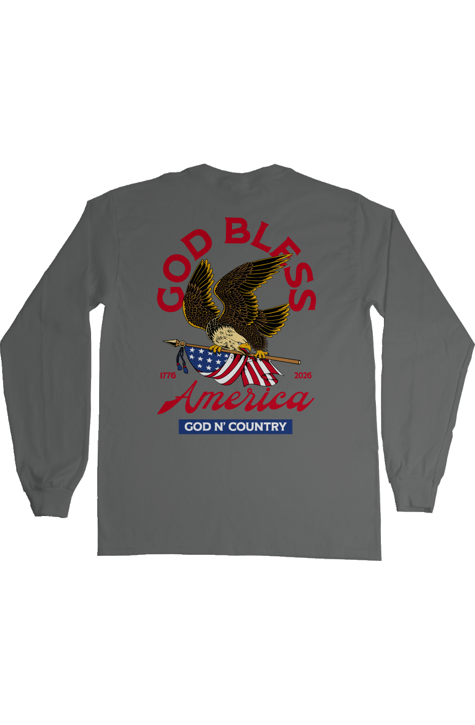 God N Country 250th Anniversary Eagle Long Sleeve Tee