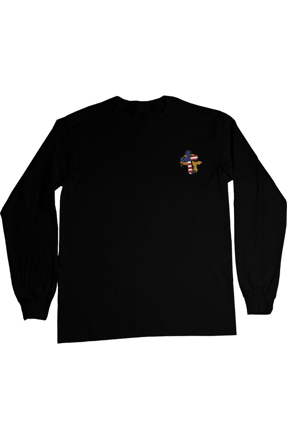 God N Country 250th Anniversary Cross Long Sleeve Tee