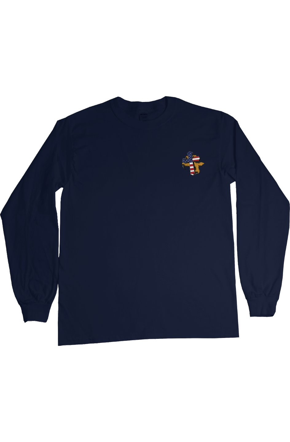 God N Country 250th Anniversary Cross Long Sleeve Tee