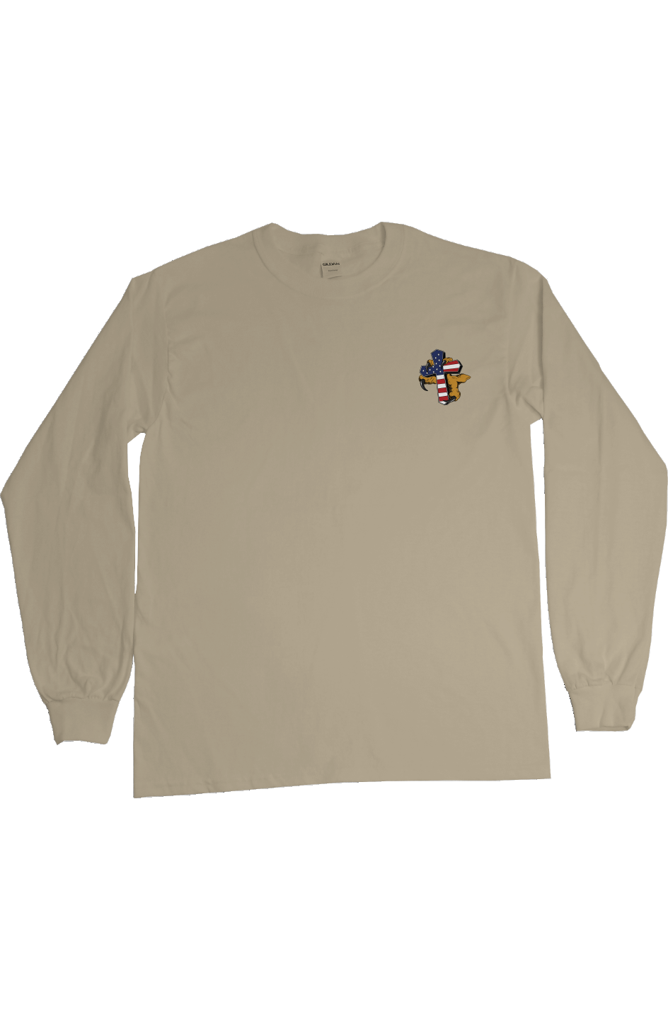 God N Country 250th Anniversary Cross Long Sleeve Tee