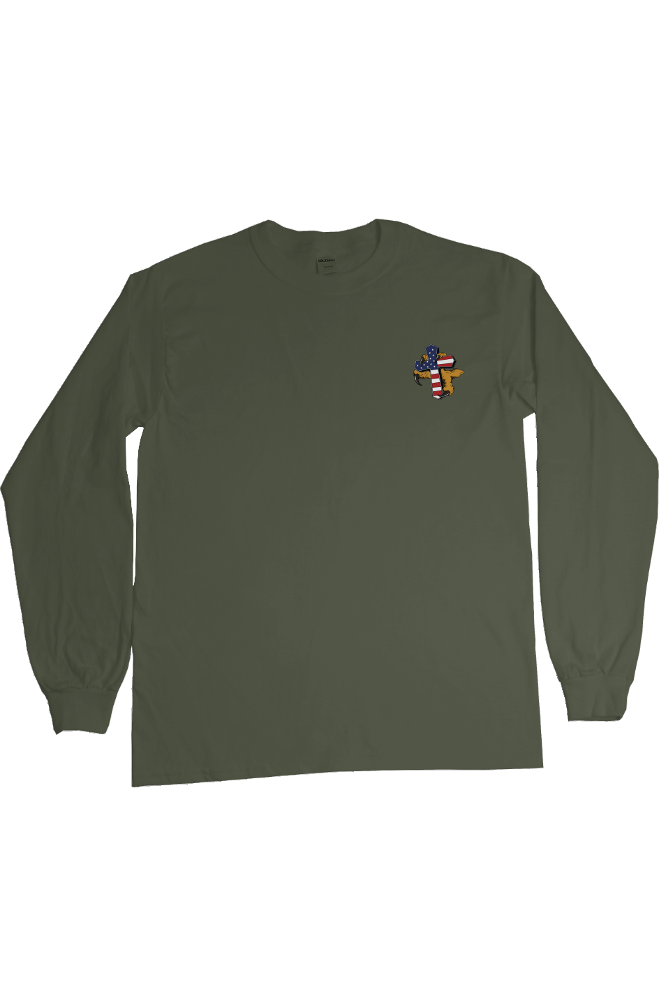 God N Country 250th Anniversary Cross Long Sleeve Tee