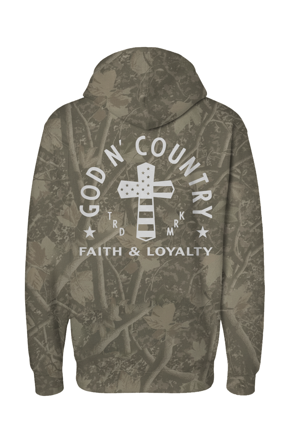 Deadwood Tree Camo Faith and Loyalty Hoodie