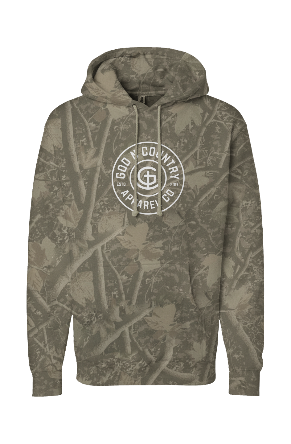 God N Country Deadwood Tree Camo Circle Brand Hoody