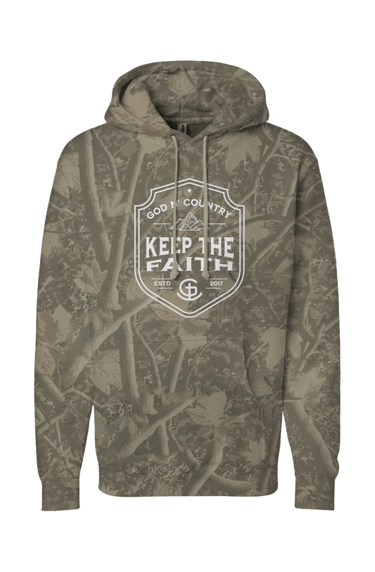 God N Country Deadwood Tree Camo Keep the Faith Hoodie