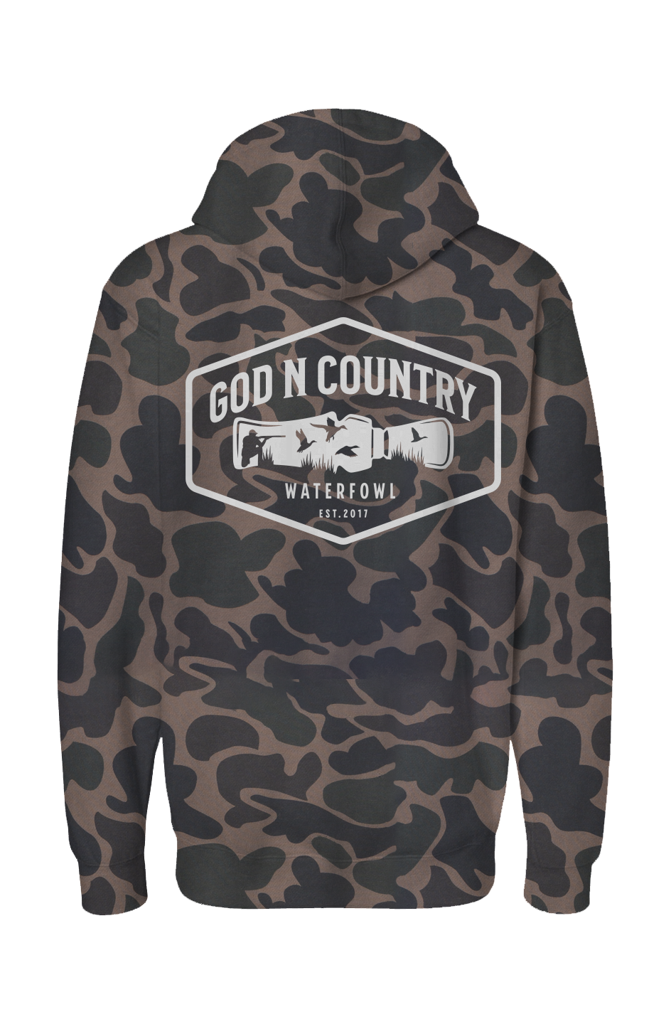 God N' Country Duck Call Camo Heavyweight Hoodie - hoodies - God N' Country