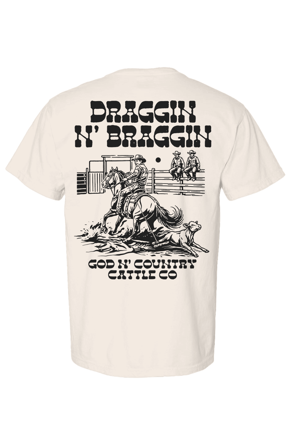 God N' Country Vintage Cattle Co Heavy Tee 