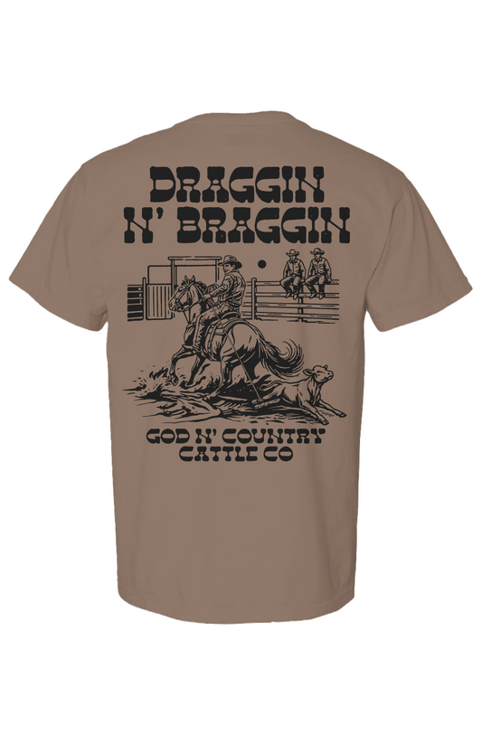 God N' Country Vintage Cattle Co Heavy Tee 