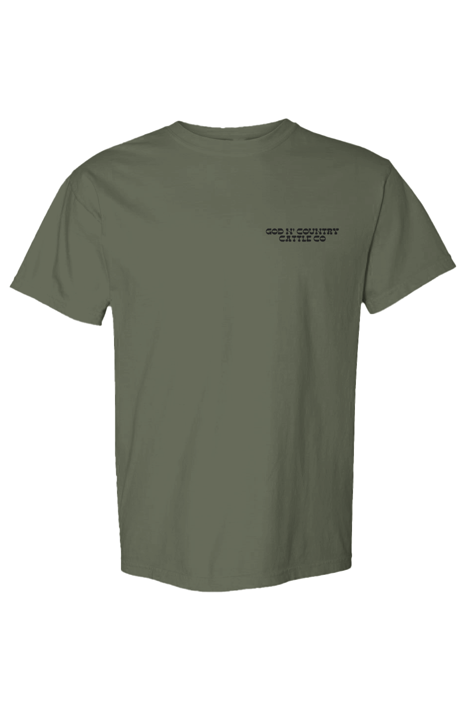 God N' Country Vintage Cattle Co Heavy Tee 