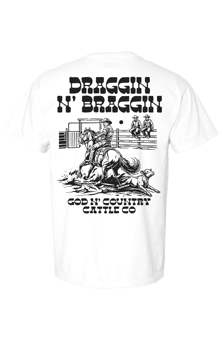 God N' Country Vintage Cattle Co Heavy Tee
