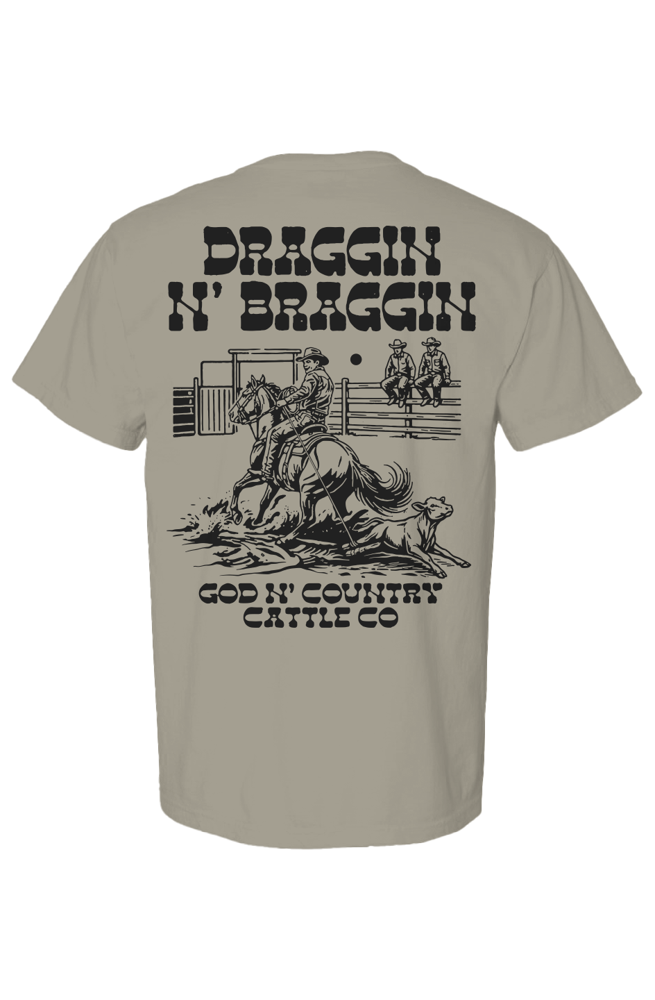 God N' Country Vintage Cattle Co Heavy Tee