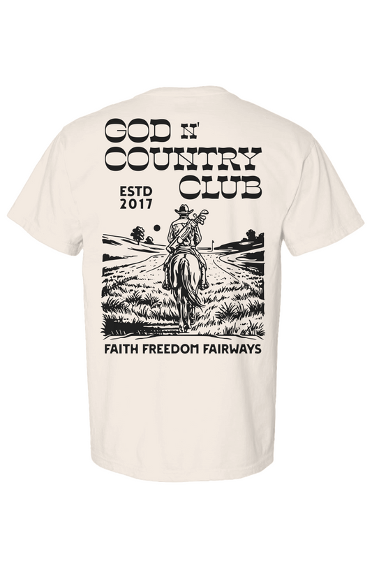God N' Country Vintage Country Club Heavy Tee