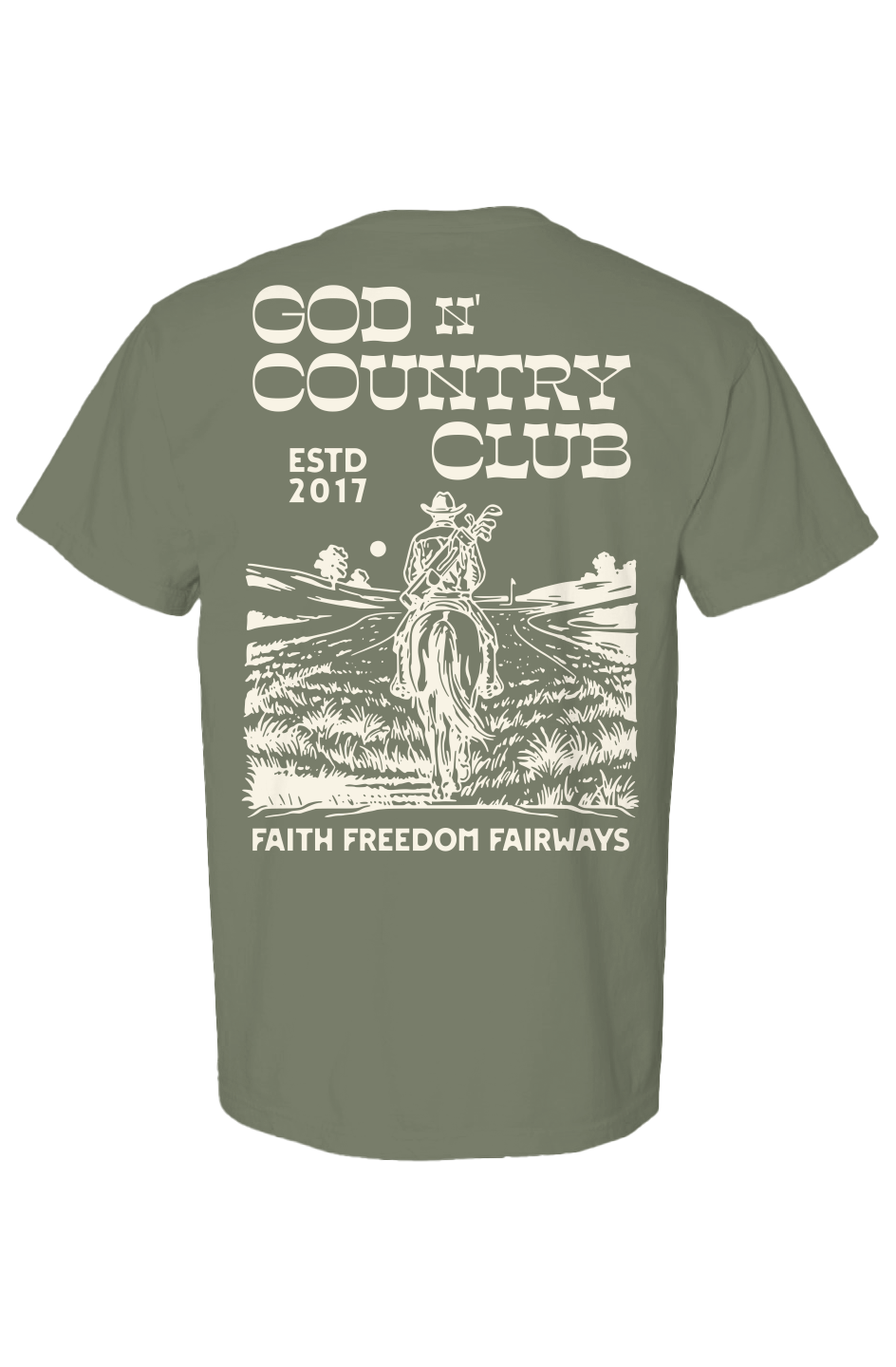 God N' Country Vintage Country Club Heavy Tee