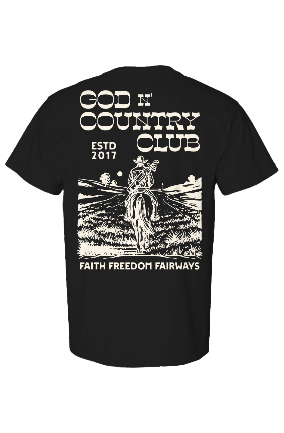 God N' Country Vintage Country Club Heavy Tee