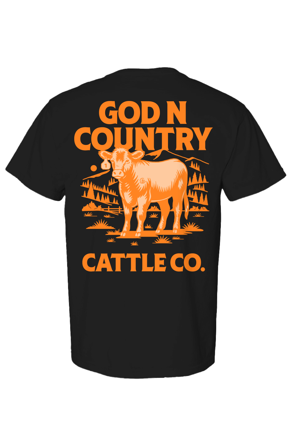 God N' Country Vintage Cattle Co. Heavy Tee