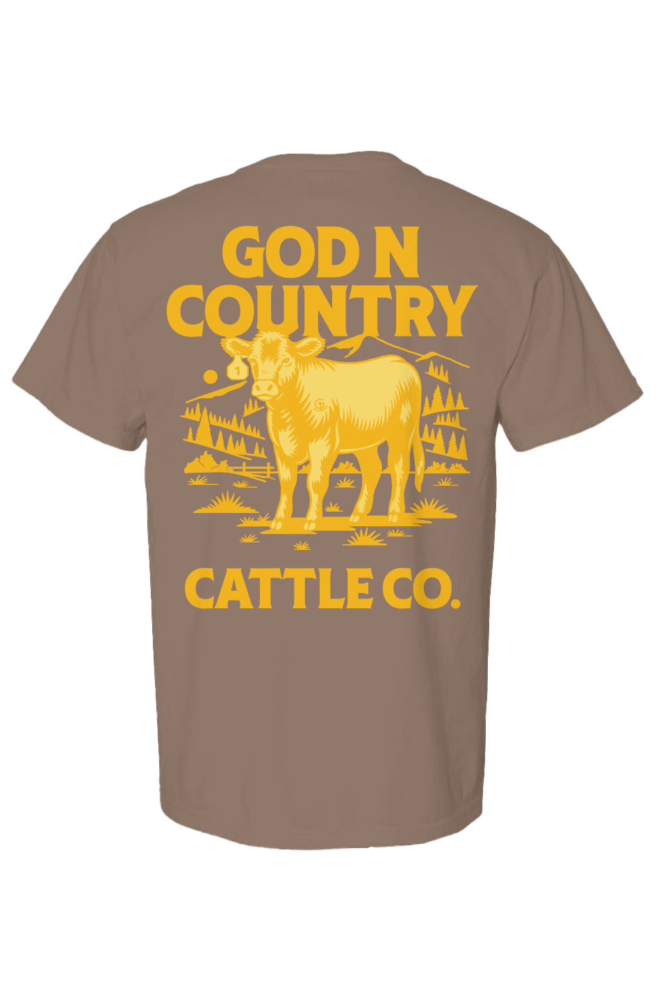 God N' Country Vintage Cattle Heavy Tee