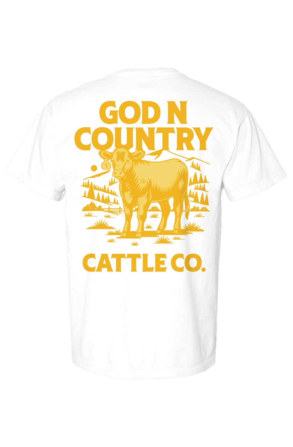God N' Country Vintage Cattle Heavy Tee