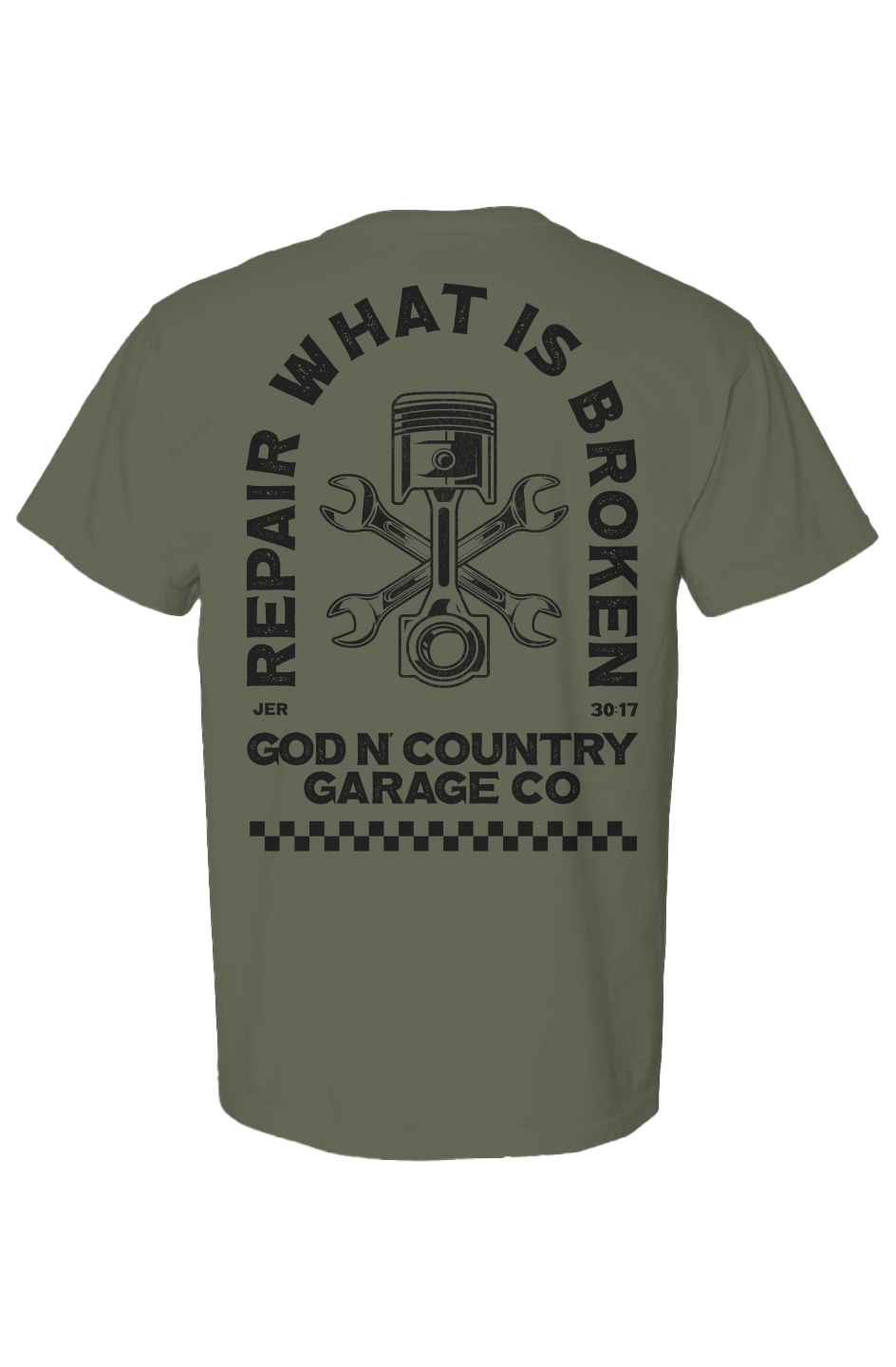 God N' Country Vintage Repair Heavy Tee