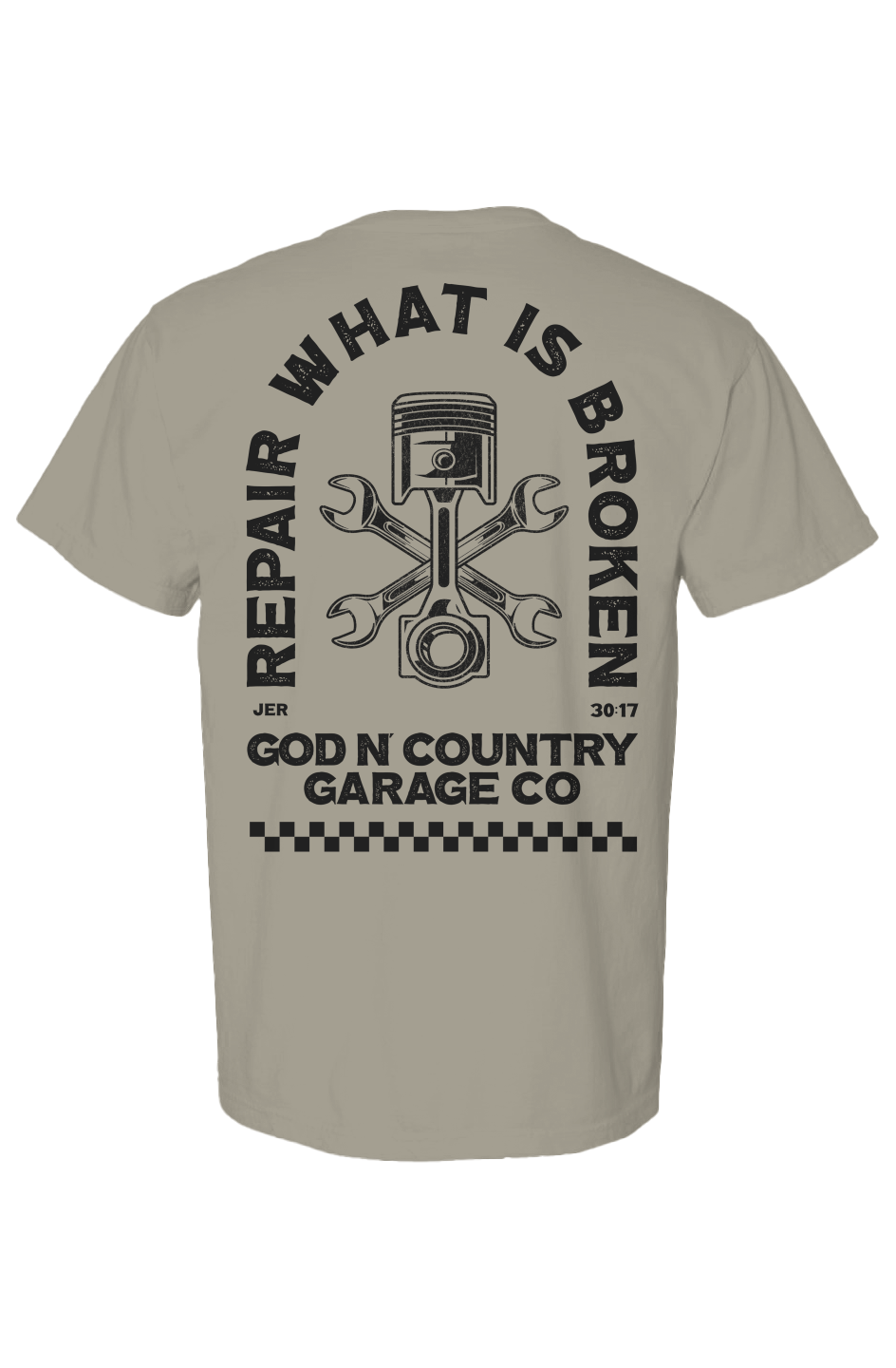 God N' Country Vintage Repair Heavy Tee