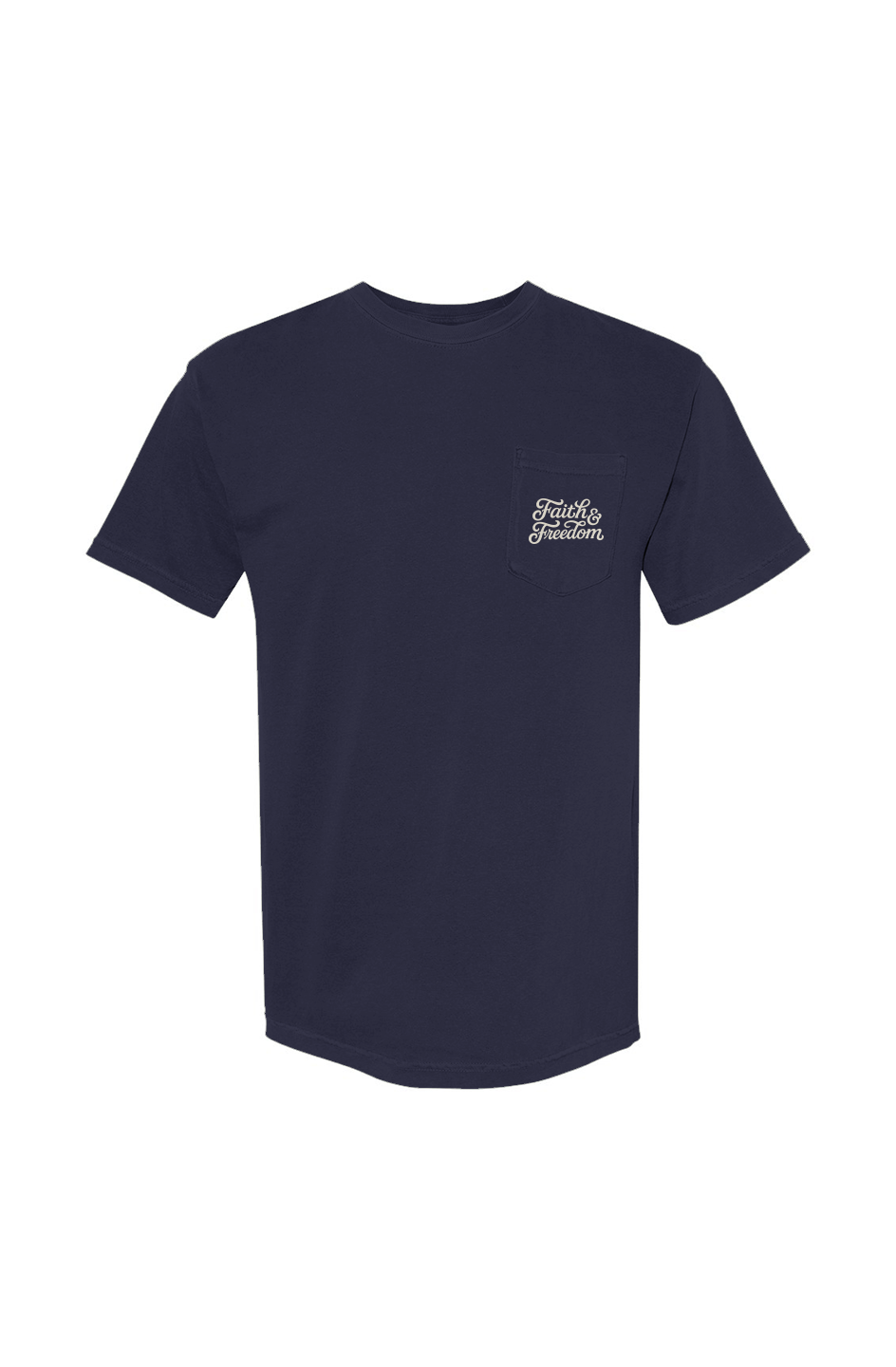 God N' Country Faith & Freedom Heavyweight Pocket Tee