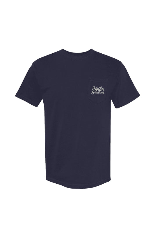 God N' Country Faith & Freedom Heavyweight Pocket Tee - tshirts - God N' Country