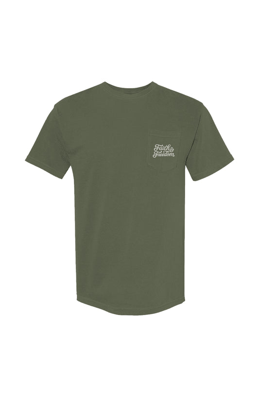 God N' Country Faith & Freedom Heavyweight Pocket Tee - tshirts - God N' Country
