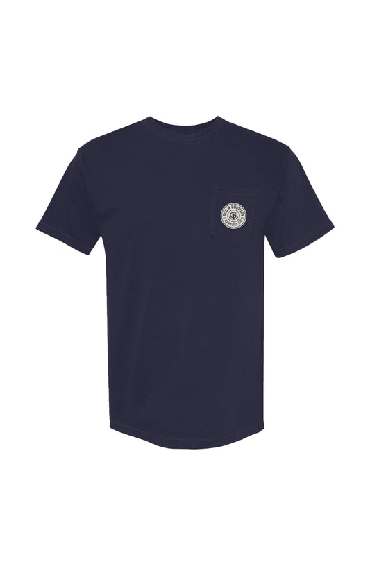 God N' Country Circle Brand Heavyweight Pocket Tee - tshirts - God N' Country