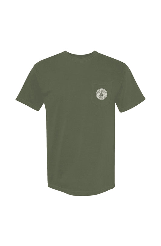 God N' Country Circle Brand Heavyweight Pocket Tee - tshirts - God N' Country