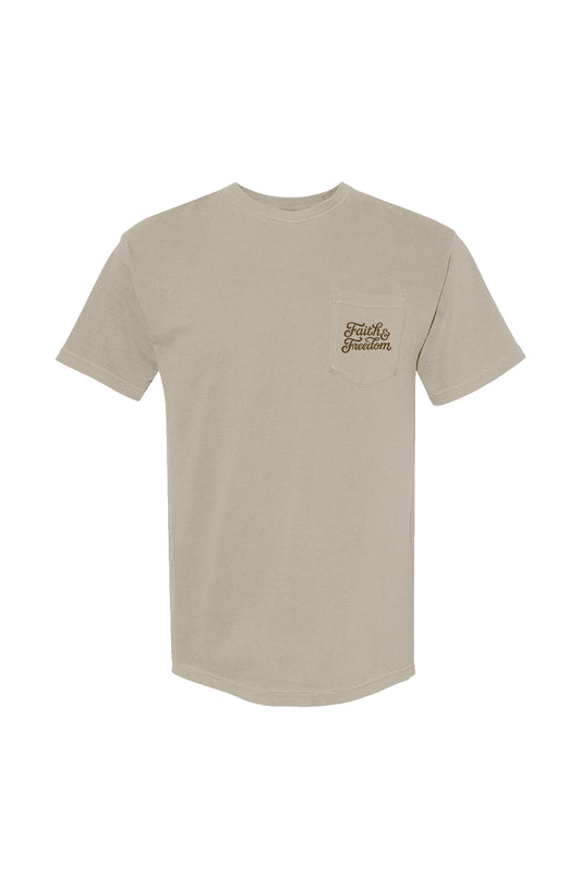 God N' Country Faith & Freedom Heavyweight Pocket Tee - tshirts - God N' Country