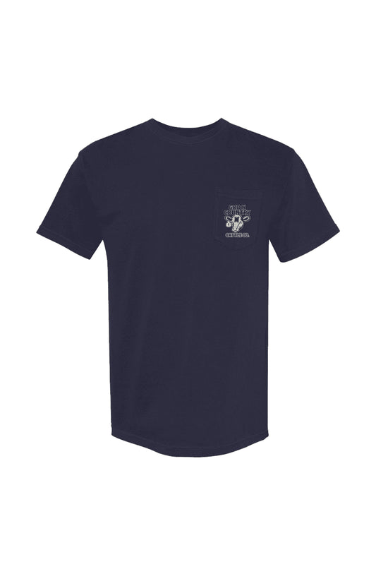God N' Country Cattle Co Heavyweight Pocket Tee - tshirts - God N' Country