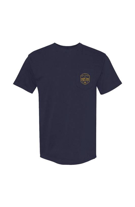 God N' Country Keep the Faith Heavyweight Pocket Tee - tshirts - God N' Country