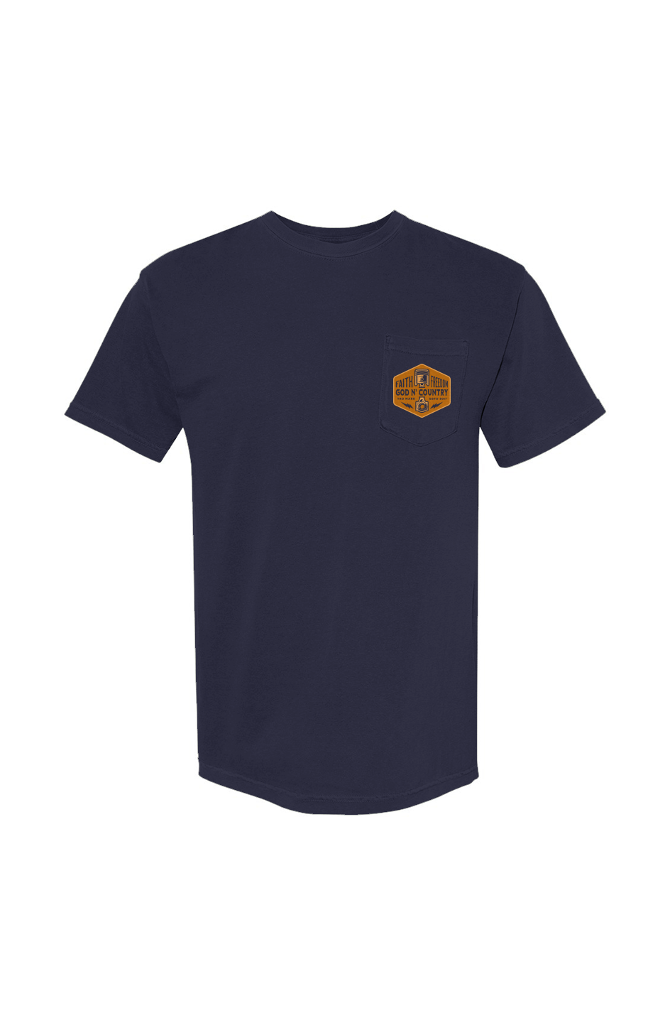 God N' Country Garage Heavyweight Pocket-T-Shirt