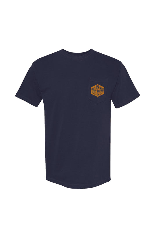 God N' Country Garage Heavyweight Pocket-T-Shirt - tshirts - God N' Country