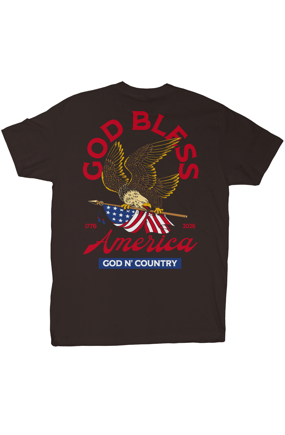 God N' Country 250th Anniversary Eagle Everyday Tee - tshirts - God N' Country