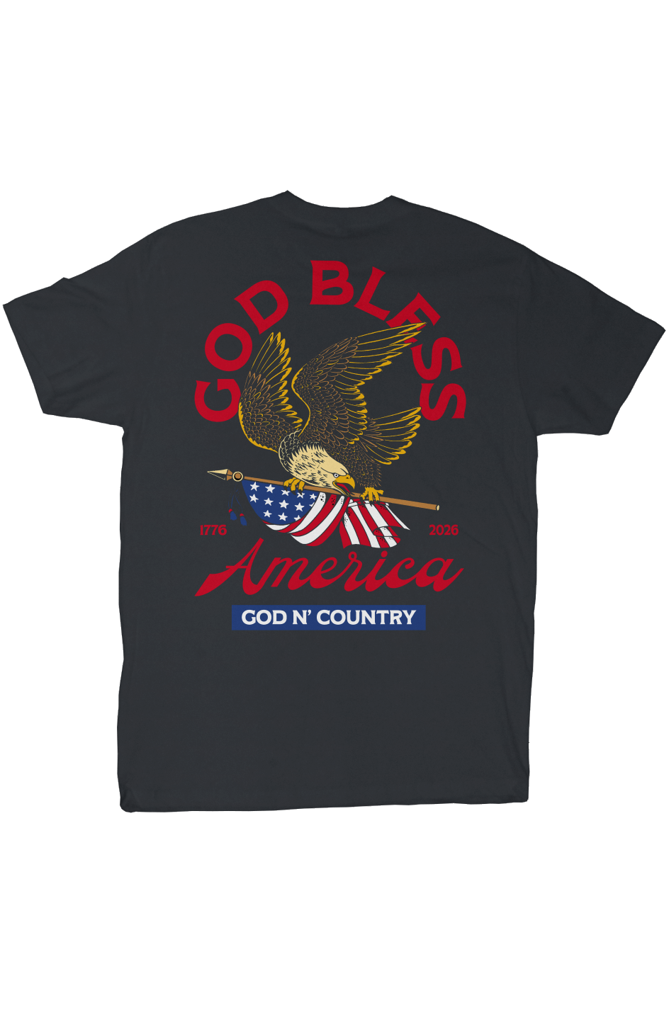 God N' Country 250th Anniversary Eagle Everyday Tee - tshirts - God N' Country