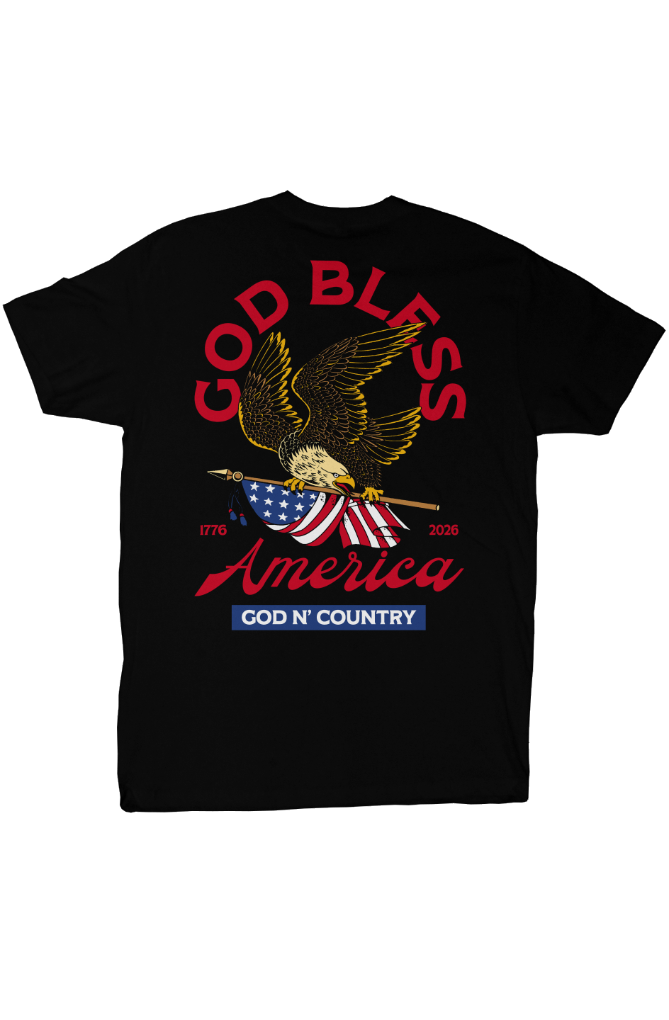 God N' Country 250th Anniversary Eagle Everyday Tee - tshirts - God N' Country