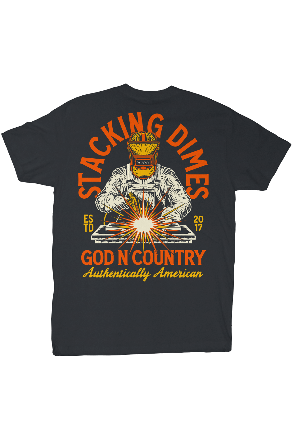 God N' Country Stacking Dimes Everyday Tee - tshirts - God N' Country