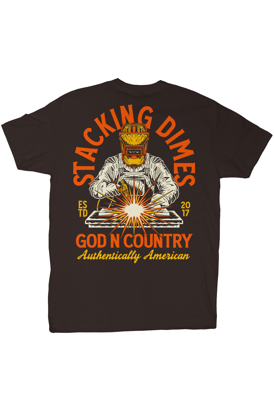 God N' Country Stacking Dimes Everyday Tee - tshirts - God N' Country