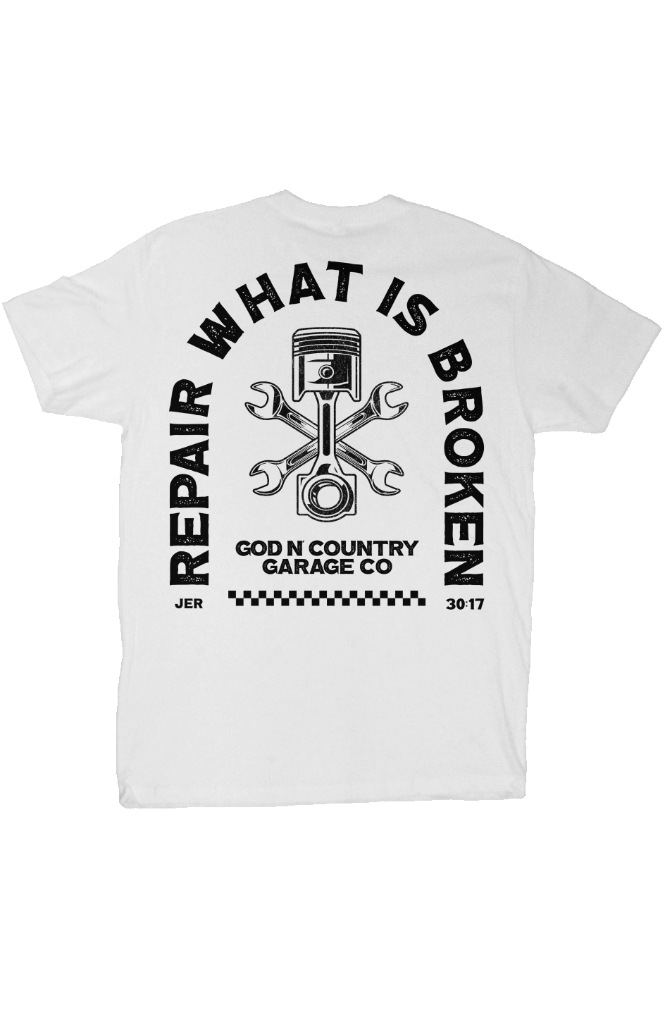 God N' Country Garage Co. Repair Everyday Tee - tshirts - God N' Country